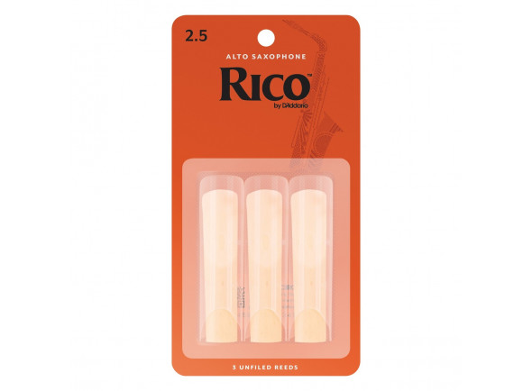 D´Addario Woodwinds Rico Alto Sax 2.5 3-Pack D´Addario Woodwinds Rico Alto Sax 2.5 3-Pack